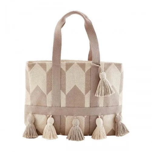 Handloom Tassel Tote