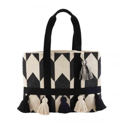 Handloom Tassel Tote