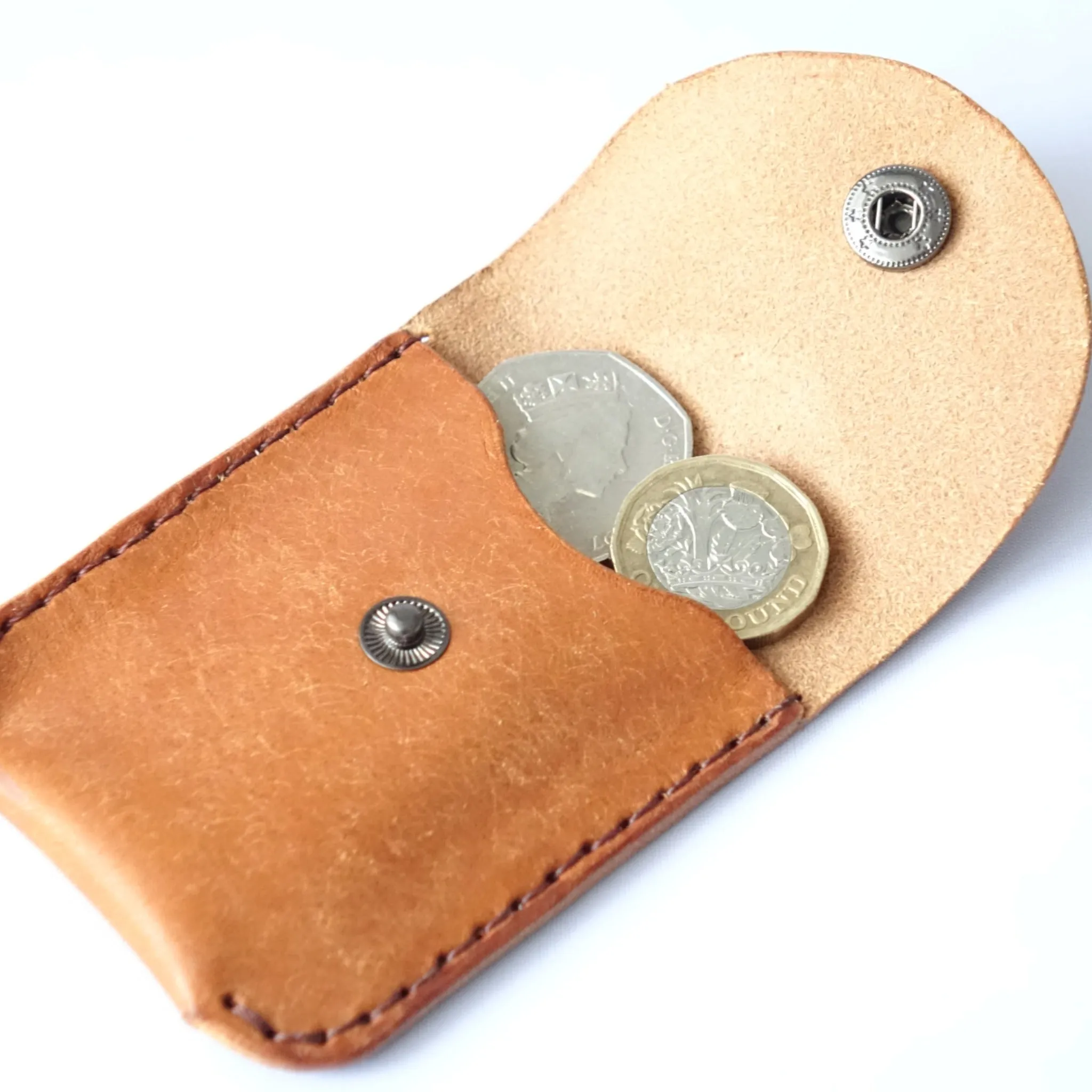 Handmade Small Leather Coin Purse