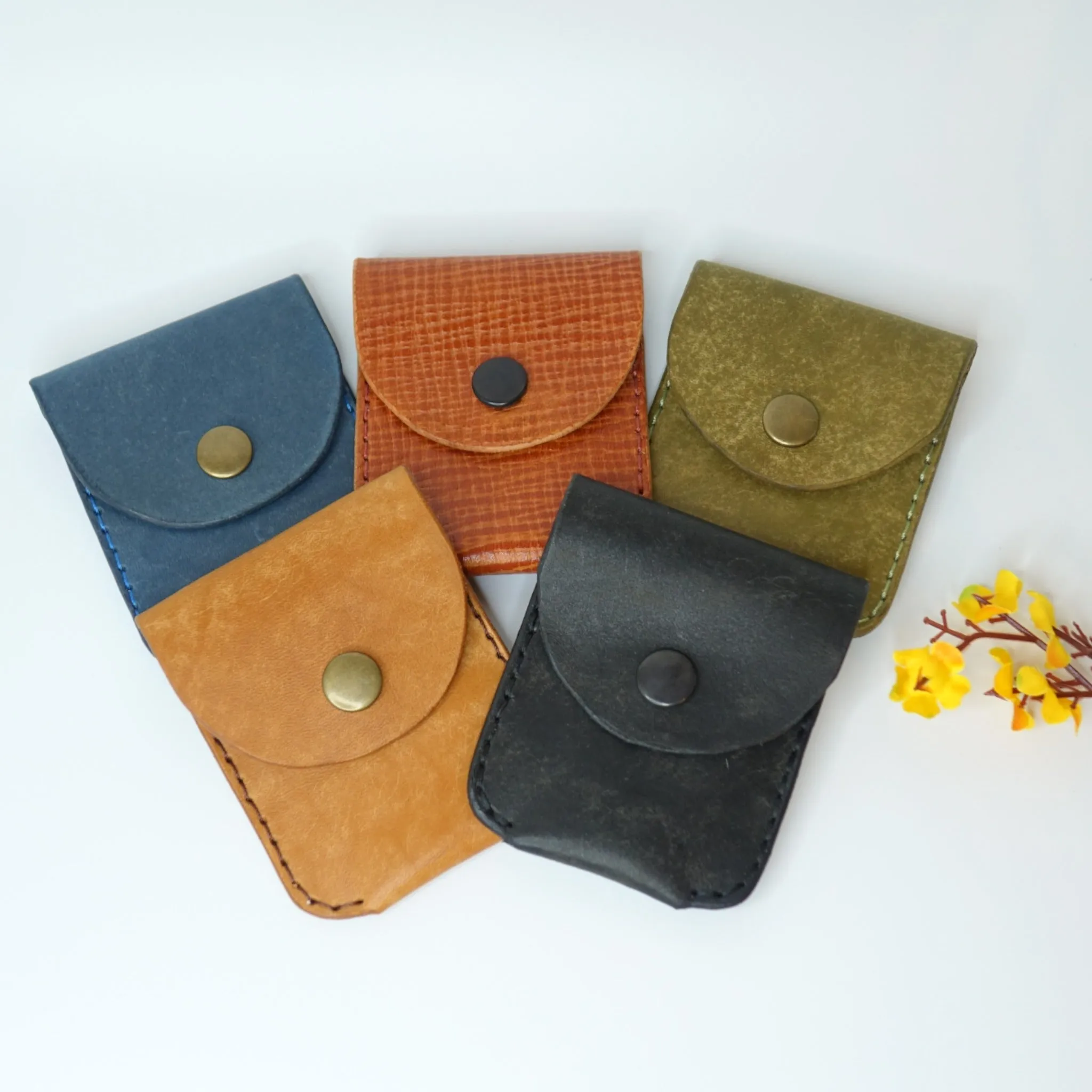 Handmade Small Leather Coin Purse