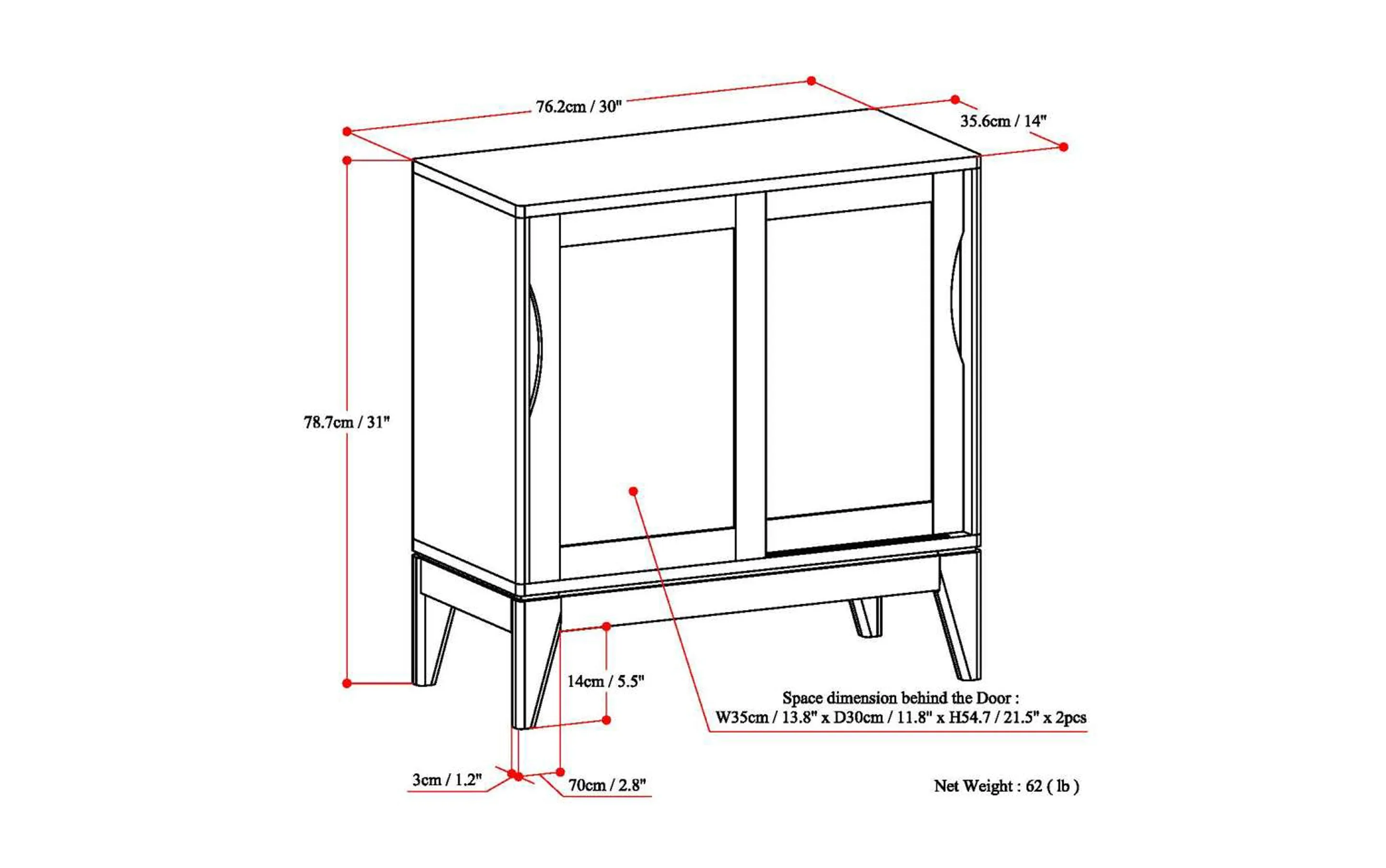 Harper Low Storage Cabinet