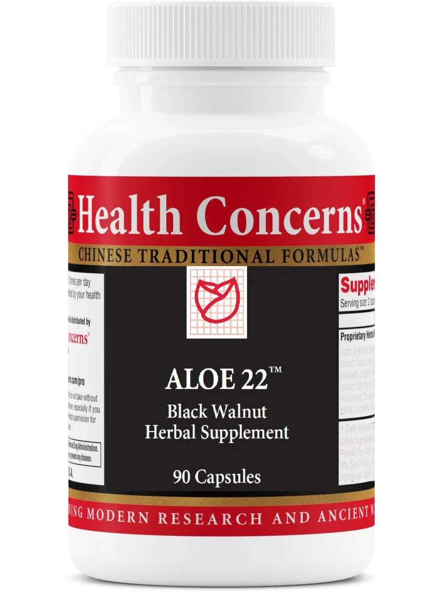 Health Concerns, Aloe 22, 90 ct