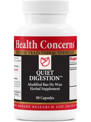 Health Concerns, Quiet Digestion, 90 ct