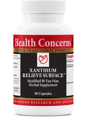 Health Concerns, Xanthium Relieve Surface, 90 ct