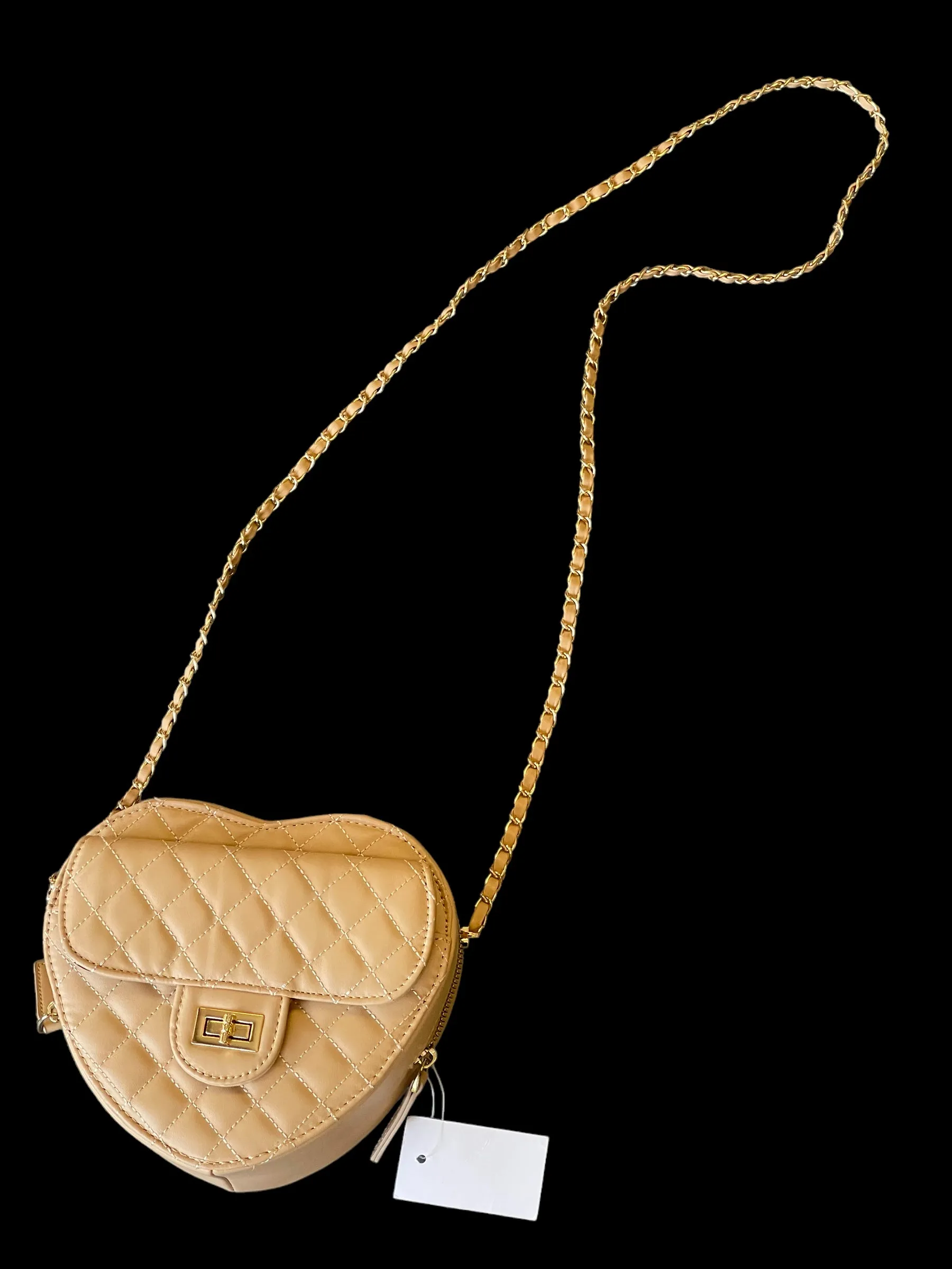 Heart purse BEIGE