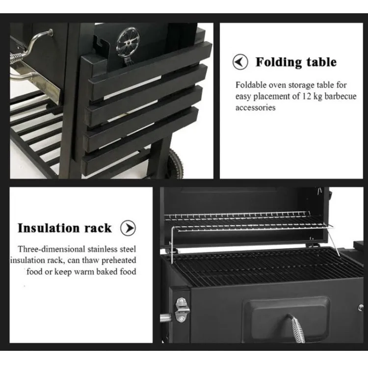 Heavy Duty BBQ Grill (Black)