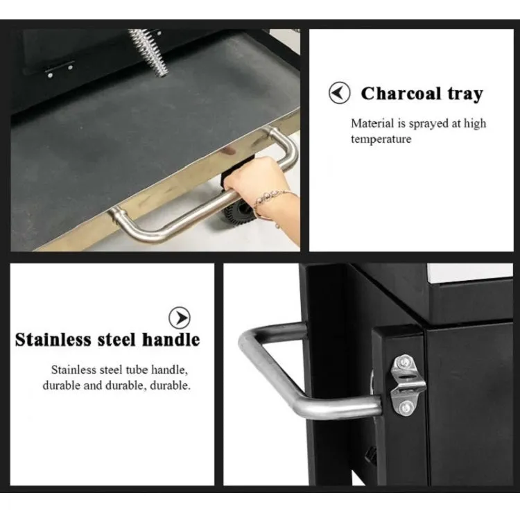 Heavy Duty BBQ Grill (Black)