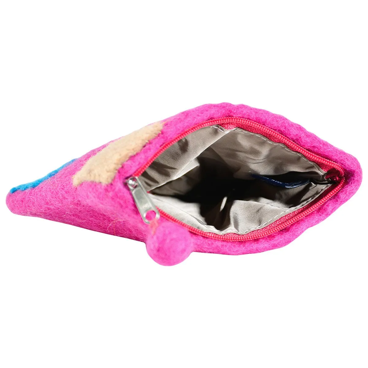 Hedgehog and Flower Coin Purse