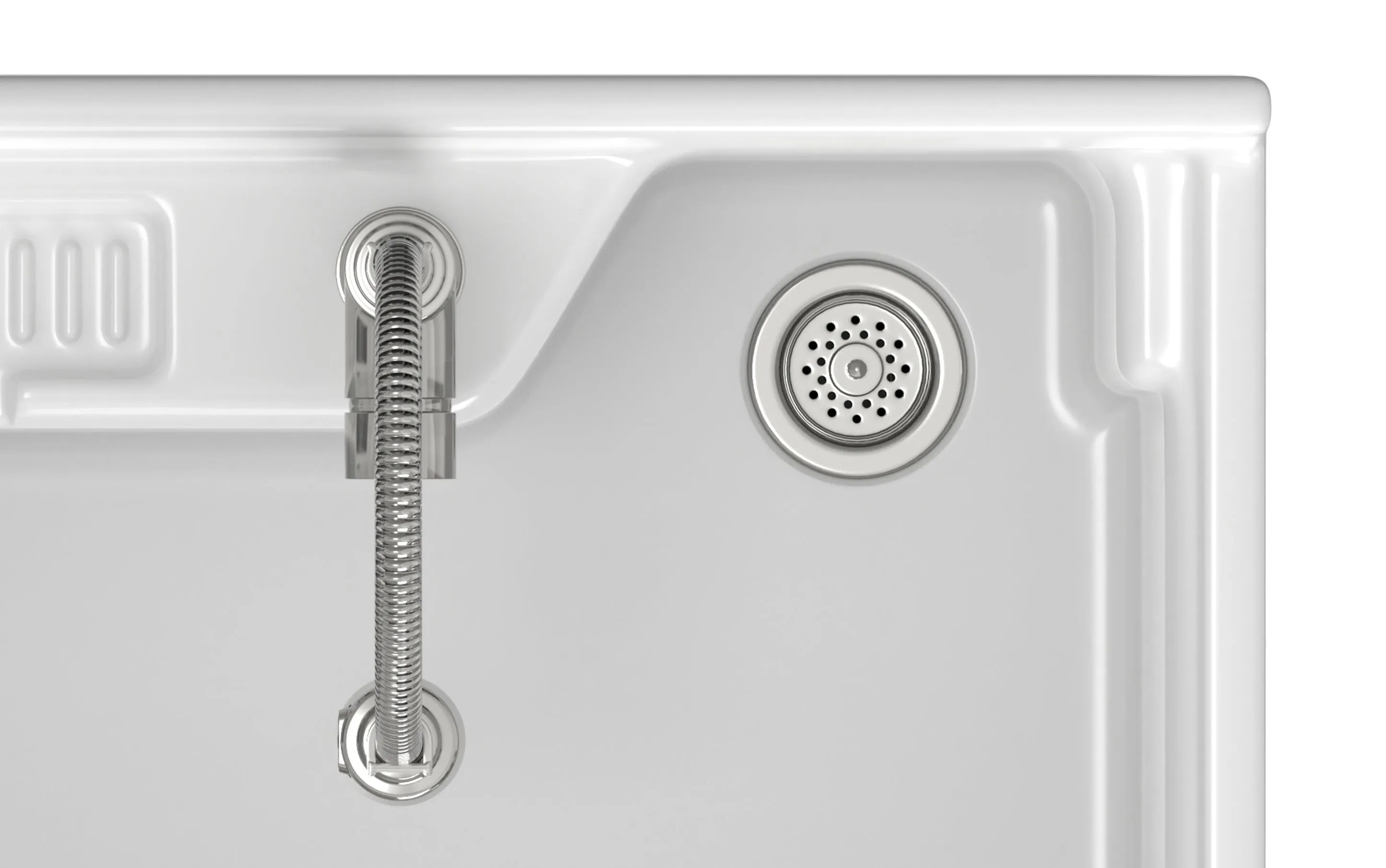 Hennessy All-In-One Deluxe 28-inch Laundry Utility Sink and Cabinet with ABS Sink