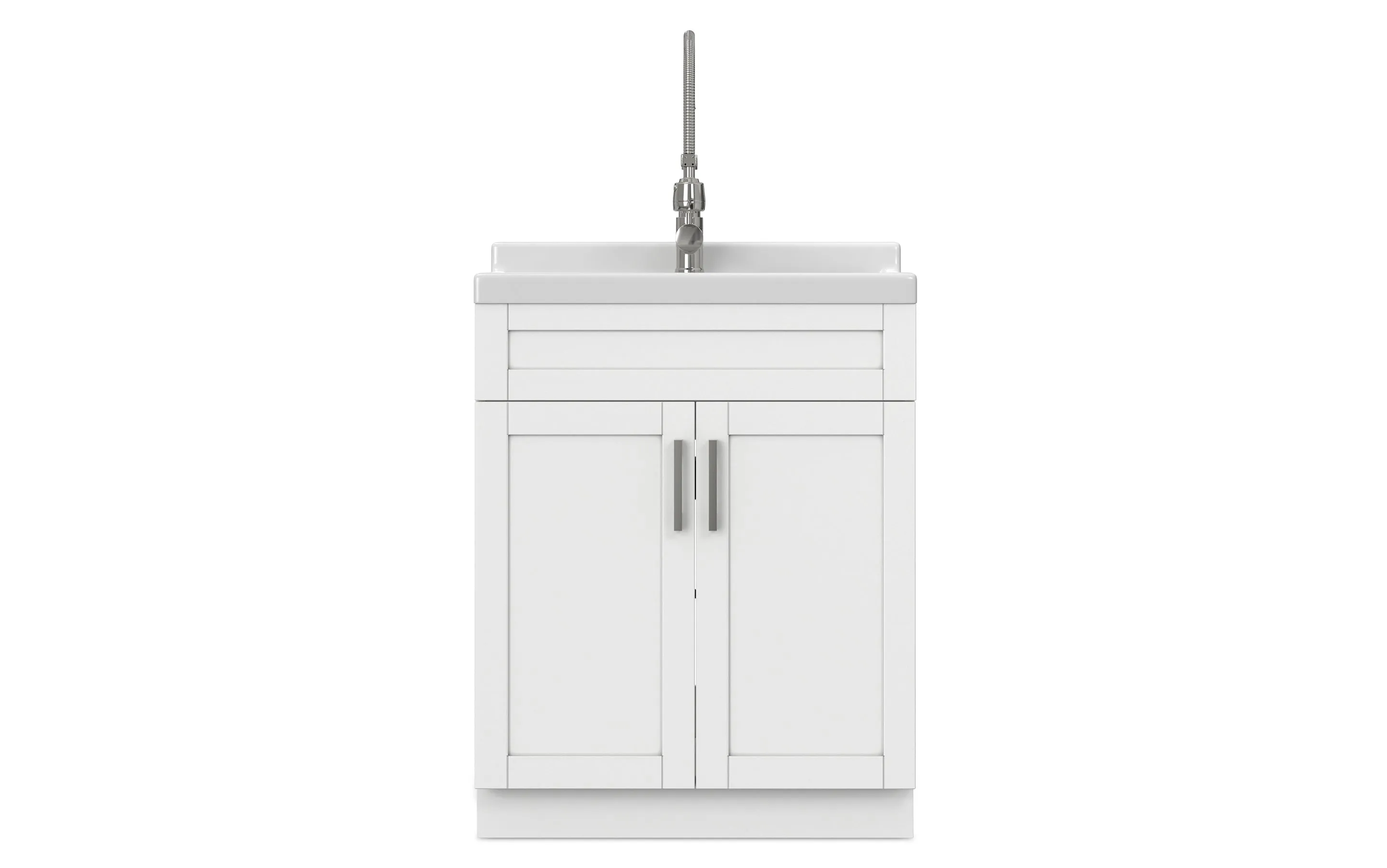 Hennessy All-In-One Deluxe 28-inch Laundry Utility Sink and Cabinet with ABS Sink