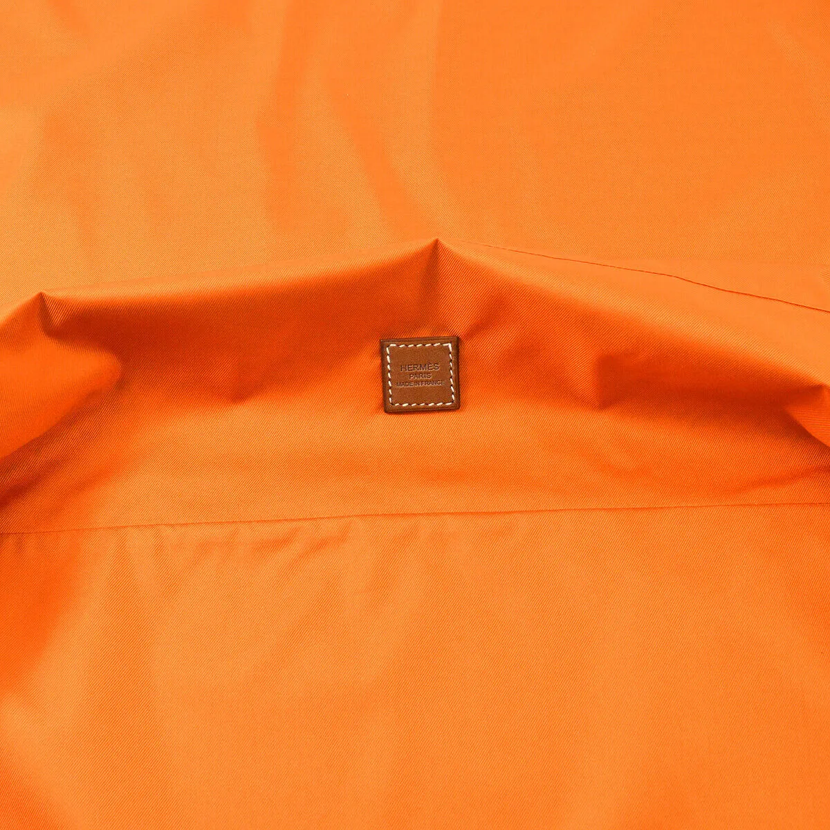 HERMES Housse De Voyage MM Travel Silk Cushion Cover Orange A FM 009 PM 03374