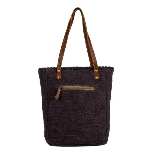 Homestyle Warmth Embroidered Tote Bag