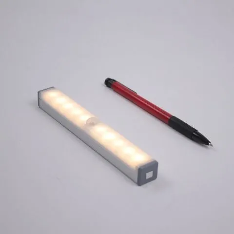 Homlly LED Motion Sensor Night Light USB Rechargeable 10cm/15cm/21cm/30cm/50cm Night lamp