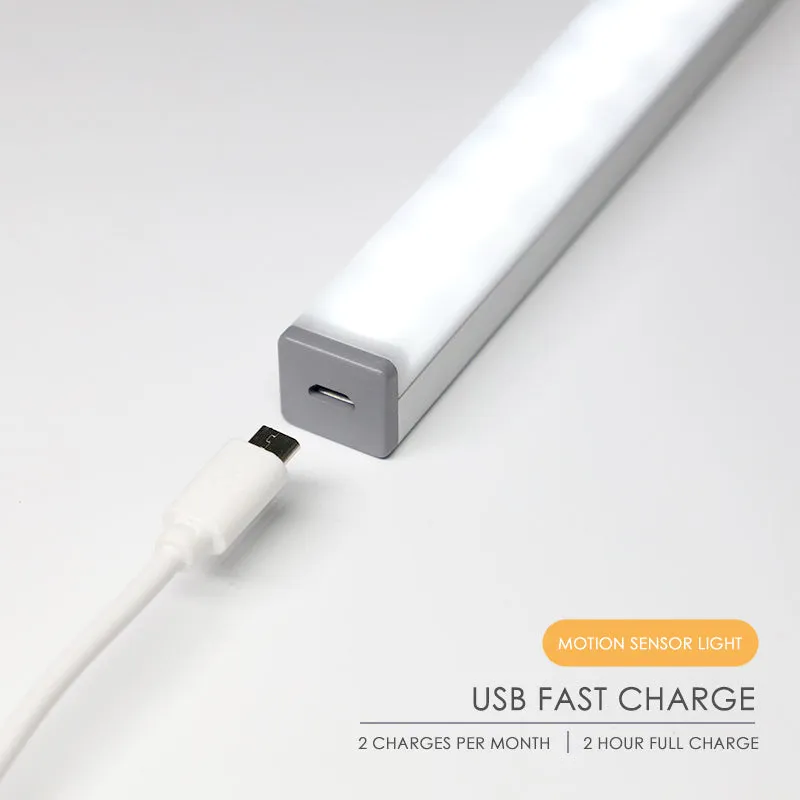 Homlly LED Motion Sensor Night Light USB Rechargeable 10cm/15cm/21cm/30cm/50cm Night lamp
