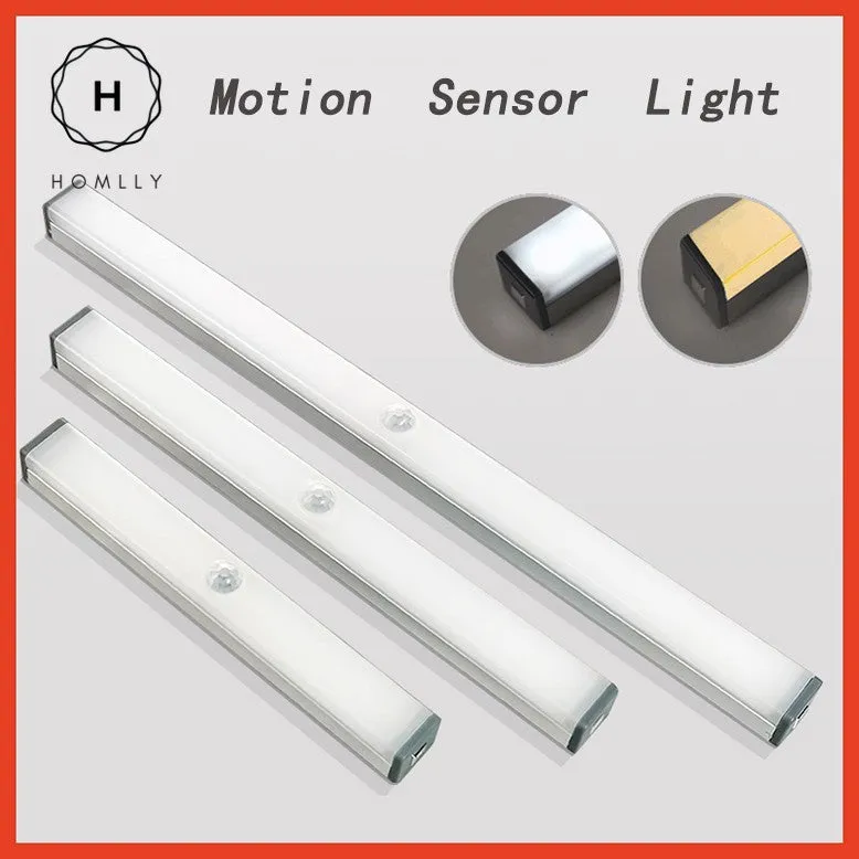 Homlly LED Motion Sensor Night Light USB Rechargeable 10cm/15cm/21cm/30cm/50cm Night lamp