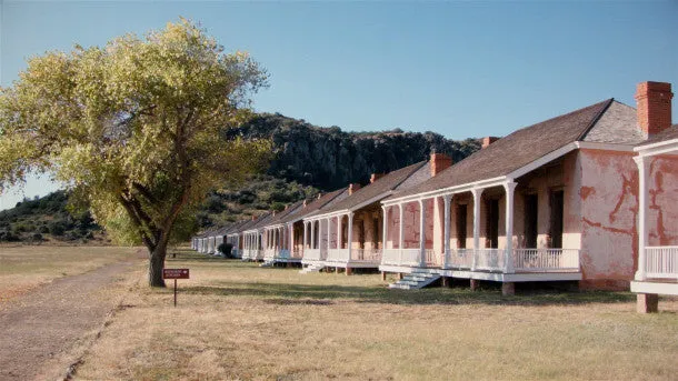Housing at Fort Davis in Texas