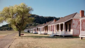 Housing at Fort Davis in Texas