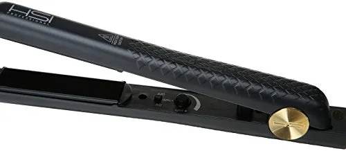 HSI Professional Glider | Ceramic Tourmaline Ionic Flat Iron Hair Straightener | Straightens & Curls with Adjustable Temp | Incl Glove, Pouch, & Travel Size Argan Oil Hair Treatment | Packaging Varies