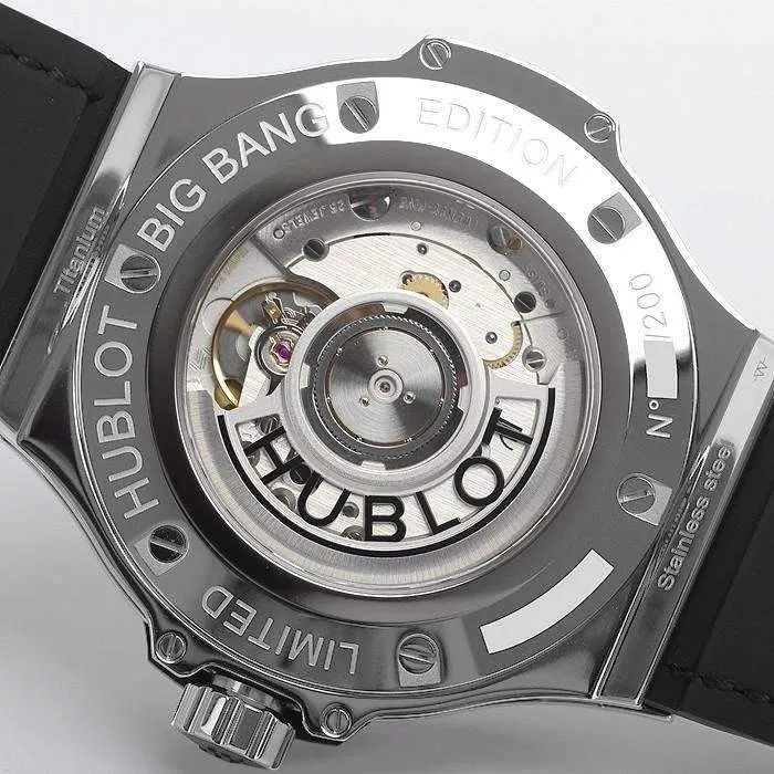 HUBLOT BIG BANG BRODERIE SUGAR SKULL STEEL 41 MM WOMEN WATCH 343.SS.6599.NR.1233