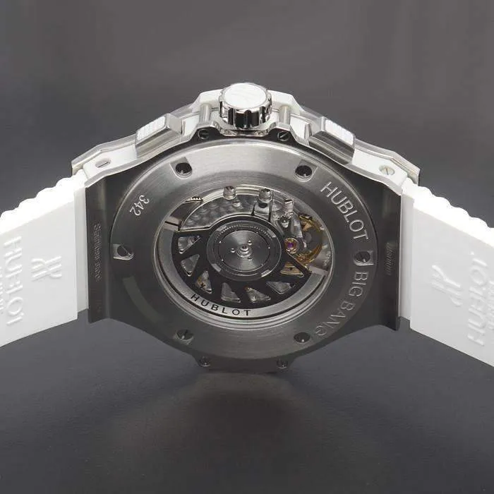 HUBLOT BIG BANG STEEL WHITE DIAMONDS 41 MM WOMEN WATCH 342.SE.230.RW.114