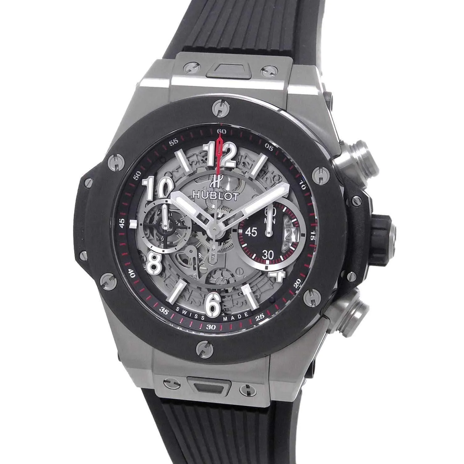 HUBLOT BIG BANG UNICO TITANIUM CERAMIC 45 MM MEN WATCH 411.NM.1170.RX