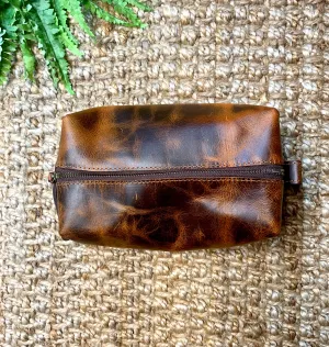 Hunter Leather Shaving Kit
