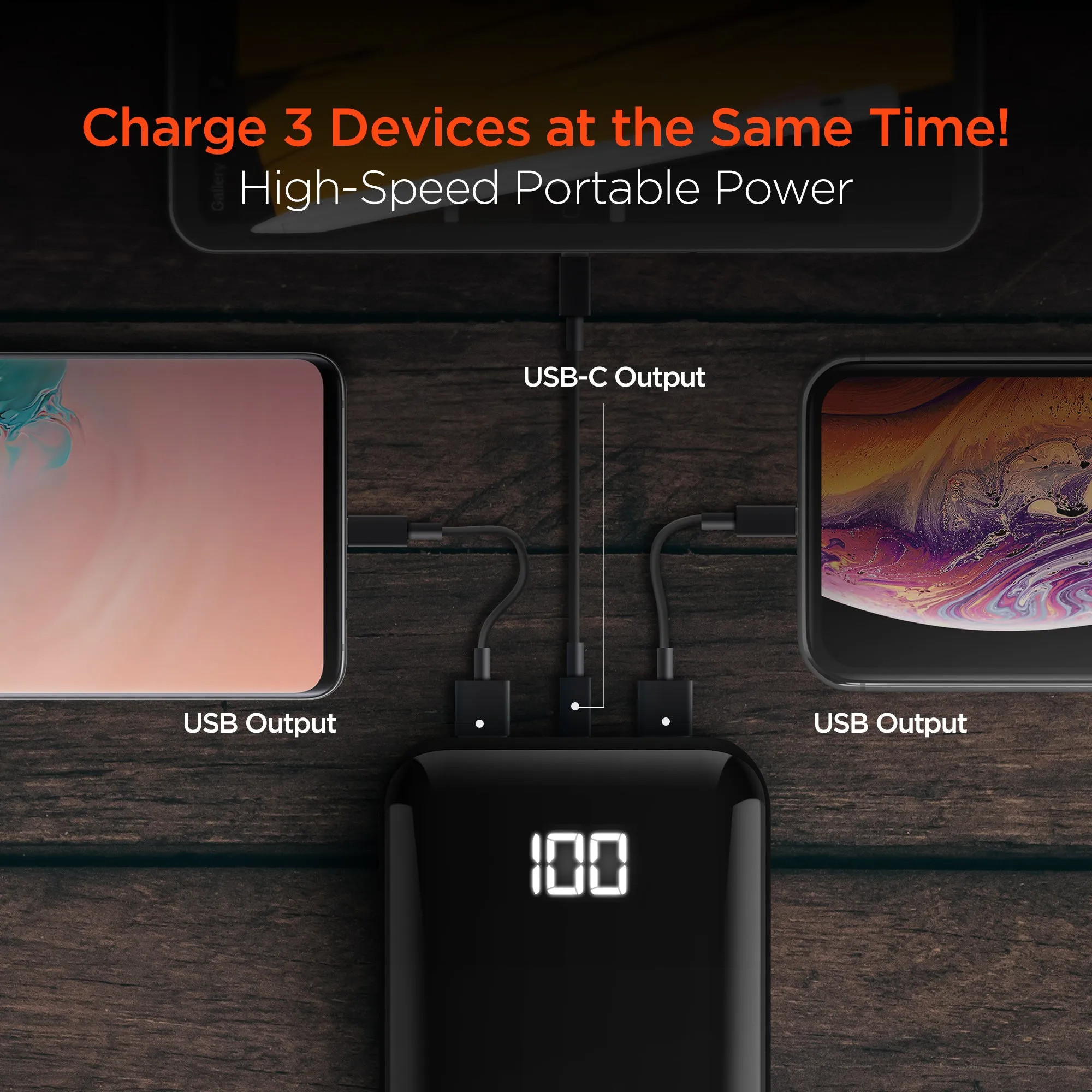HyperGear 10000mAh Dual USB    USB-C Battery Back-up