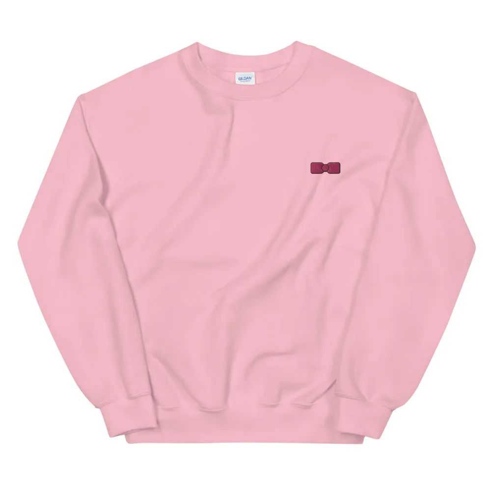 hyunee bow crewneck (black)