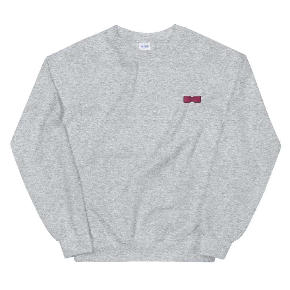 hyunee bow crewneck (black)