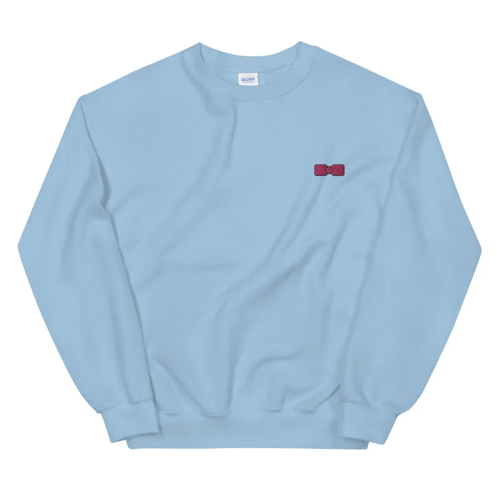 hyunee bow crewneck (black)