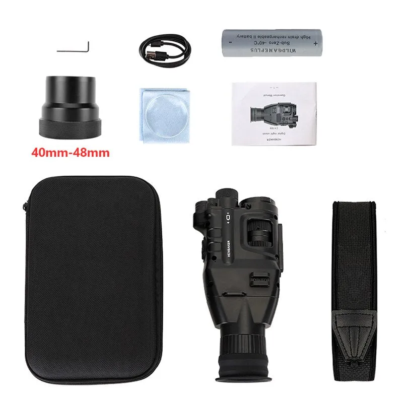 Infrared Night Vision Monocular Scope 24x30 Digital 1080P HD Surveillance Recorder