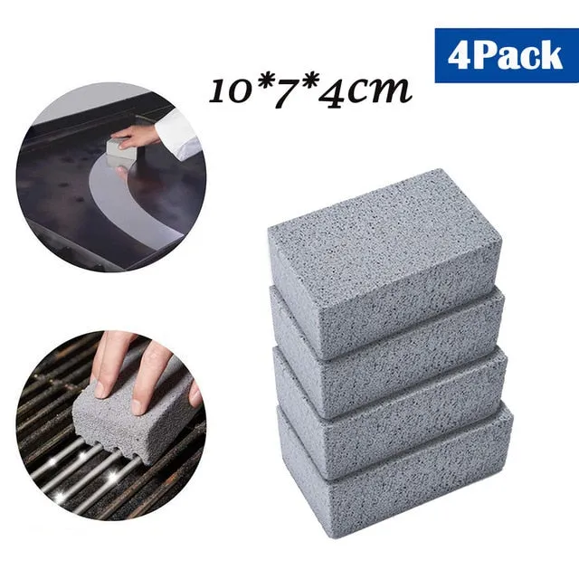 Instant BBQ Grill Crud Remover Stone