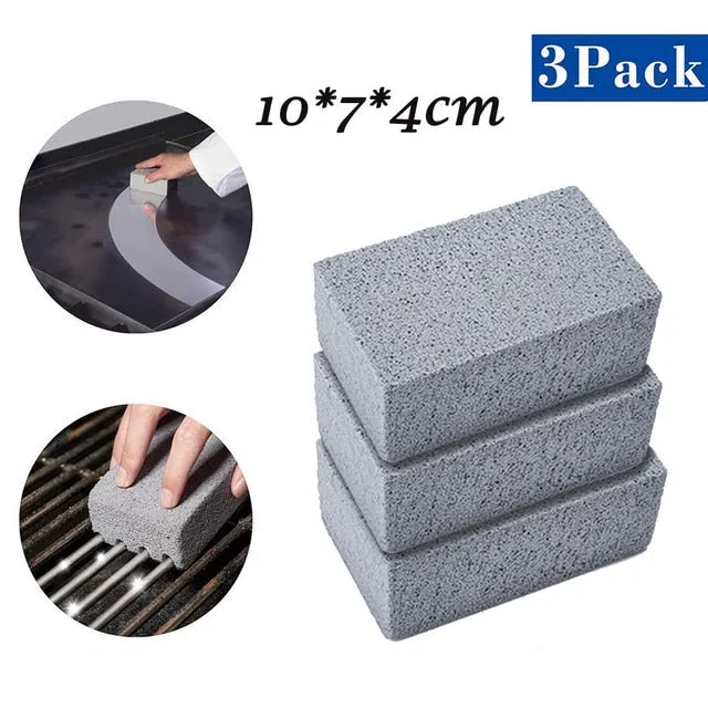 Instant BBQ Grill Crud Remover Stone
