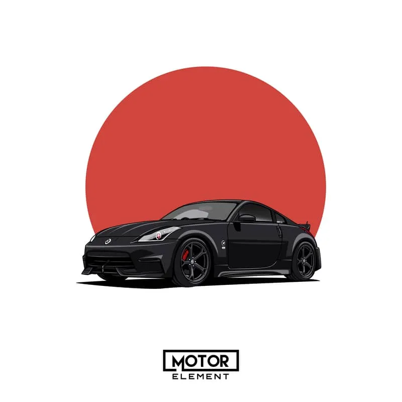 Japanese Cars | Custom Digital Drawing