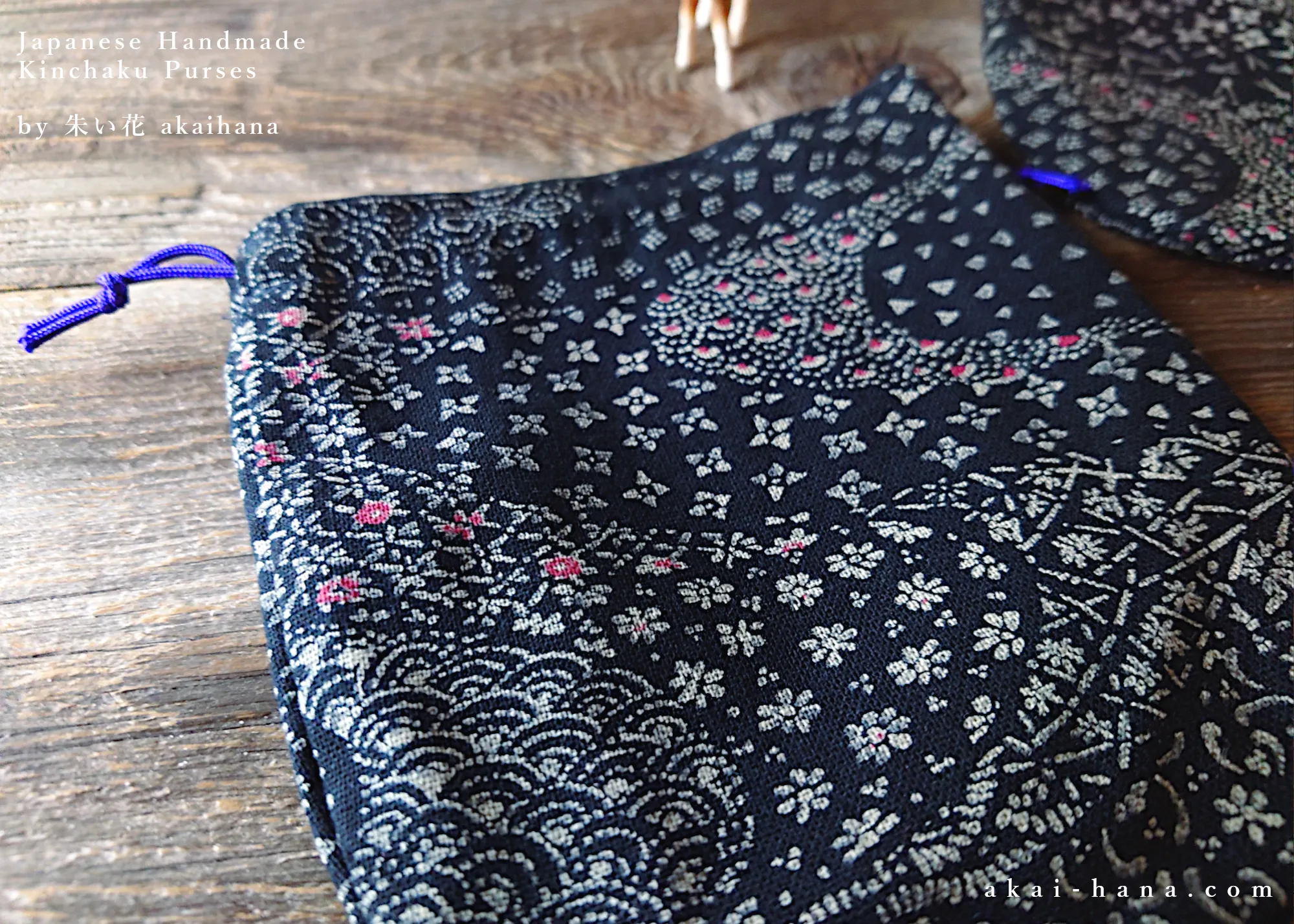 Japanese Handmade Temari Kinchaku Purse ⦿kpjf1014