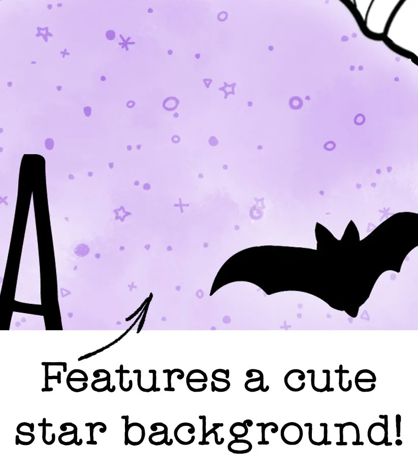 Just A Little Batty Full Color Digital Download