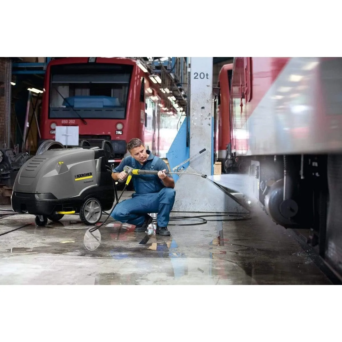 Karcher Hot and Cold High Pressure Washer 160 Bar - HDS-E 8/16-4 M 24 kW
