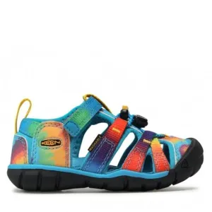 Kids' Keen Seacamp II CNX Vivid Blue / Original Tie Dye 4 NWOT