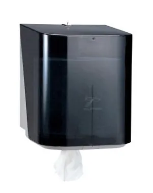 Kimberly-Clark Professional In-Sight The Protector Center-Pull Dispensers, Wall, Plastic, Smoke, 09335
