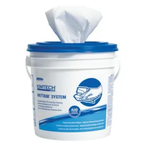 Kimberly-Clark Professional Kimtech Prep Wipers, Roll, White, 60 per roll, 06001
