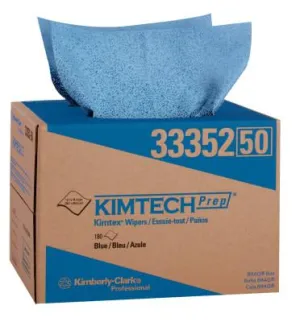 Kimberly-Clark Professional Kimtech Pure CL4 Critical Task Wipers, Flat/Anti-Stat Dbl Bag, White, 33390