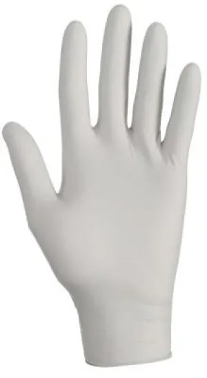 Kimberly-Clark Professional KleenGuard G10 Nitrile Gloves, Cuff, Lined, Size 10, Grey, 97823