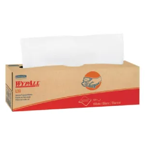 Kimberly-Clark Professional WypAll L30 Wipers, Pop-Up Box, White, 05800