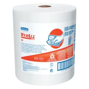 Kimberly-Clark Professional WypAll* X80 Cloth, Jumbo Roll, Cotton White, 475 per roll, 41025