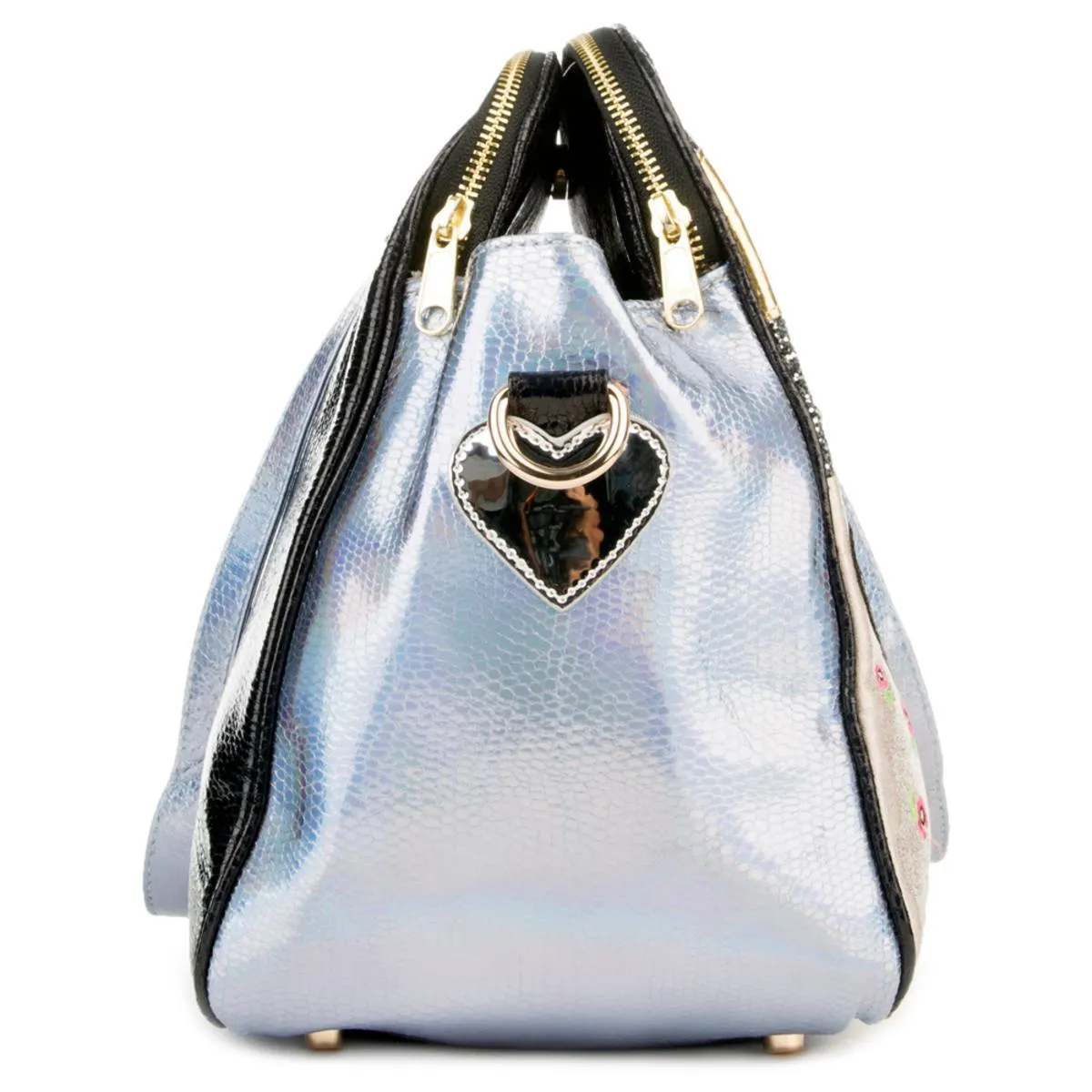 King of the Castle Handbag BLACK GLITTER