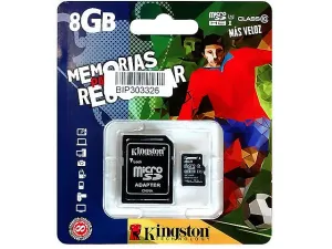 Kingston Kc C208 G 5 H Tarjeta Micro Sdhc 8 Gb Clase 10 Uhs I Con Adaptador