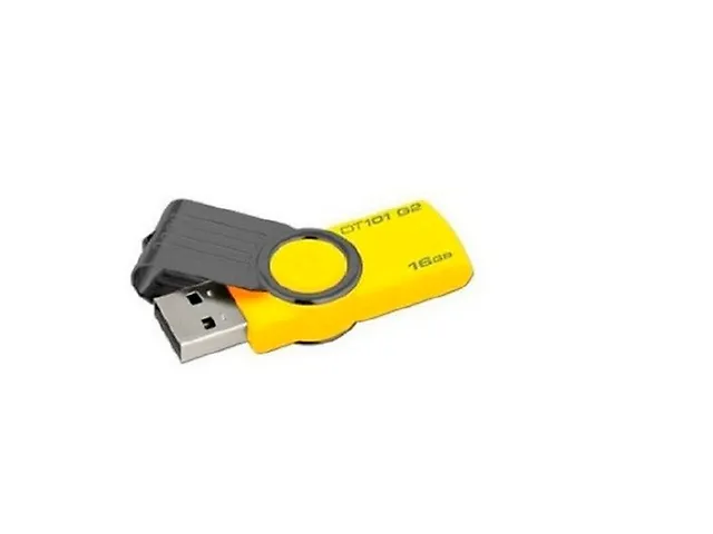 Kingston Kc U3016 2 X3 Y Memoria Usb Data Traveler, 16 Gb, Usb 2.0, Amarillo