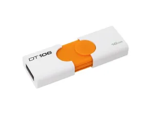 Kingston Kc U9616 4 C6 Y Memoria Usb 16 Gb Dt106 Data Traveler Amarilla