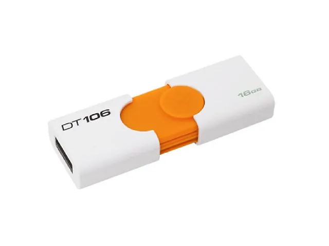 Kingston Kc U9616 4 C6 Y Memoria Usb 16 Gb Dt106 Data Traveler Amarilla