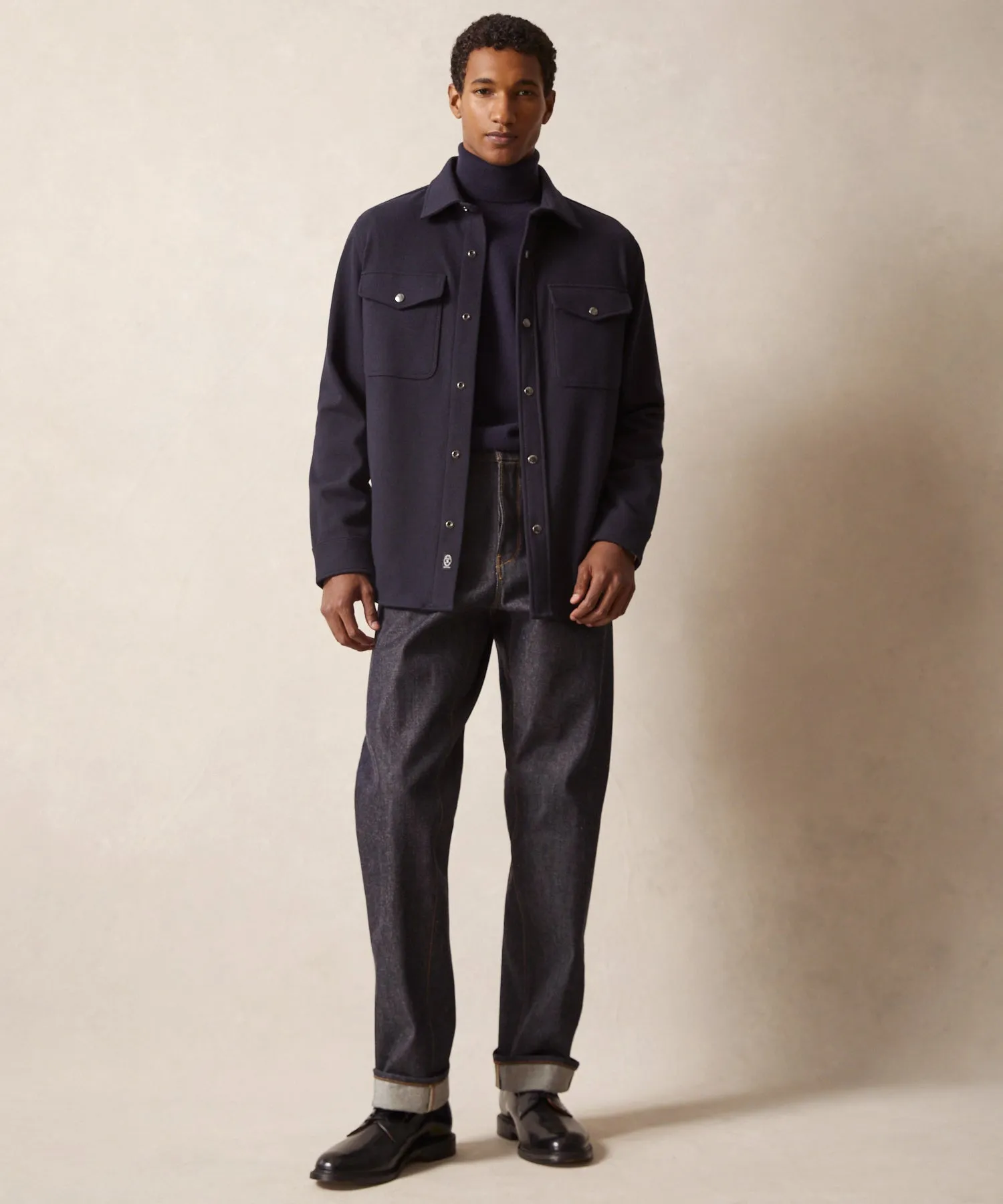 Knit Military Shirt